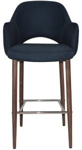 EZ STOOL ALBURY ARM 750 METAL LIGHT WALNUT thumbnail 10