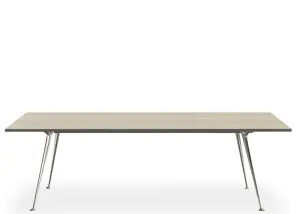 DD Kato Boardroom Table with Polished Steel Frame thumbnail 1