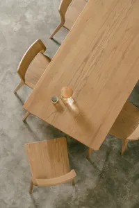 CT Nobu Oak Rectangle Dining Table in Natural Finish thumbnail 4