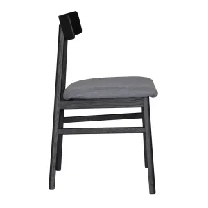 VI Patchwood Solid Timber Fabric Seat Dining Chair thumbnail 4