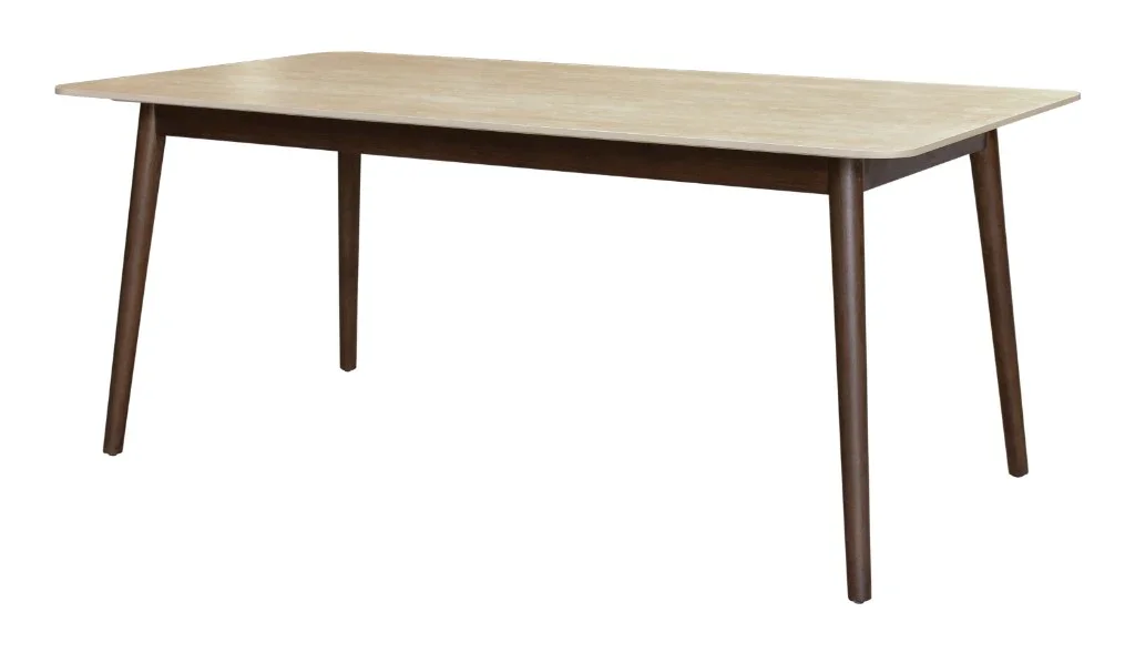 VI Cotswold Sintered Stone Top Timber Frame Dining Table