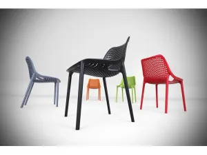 FL Air Hospitality Outdoor Stackable Chair thumbnail 10