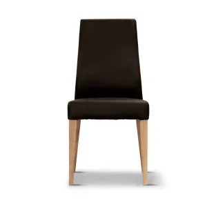 VI Highland PU Leather Upholstered Timber Legs Dining Chair thumbnail 5