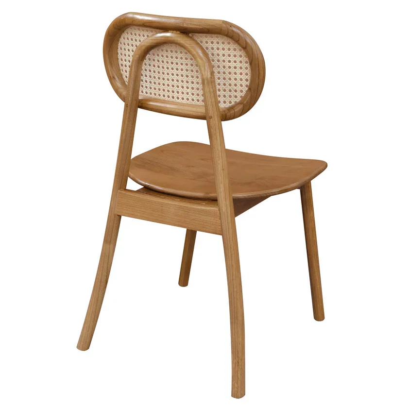 CT Kelly Solid Timber Rattan Back Dining Chair