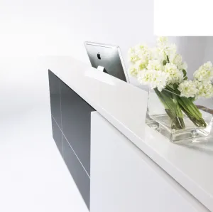 GP Calvin Reception Counter in 2 Pack Finish with Stone Hob thumbnail 2