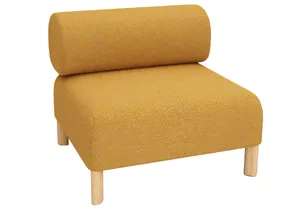 DD Cailloux Fabric Upholstered Single Seater Breakout Sofa thumbnail 1