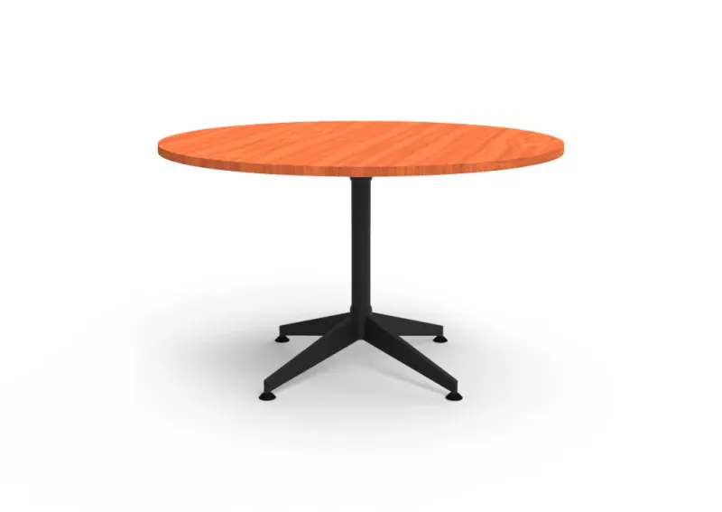 RL Typhoon Black Base Round Meeting Table
