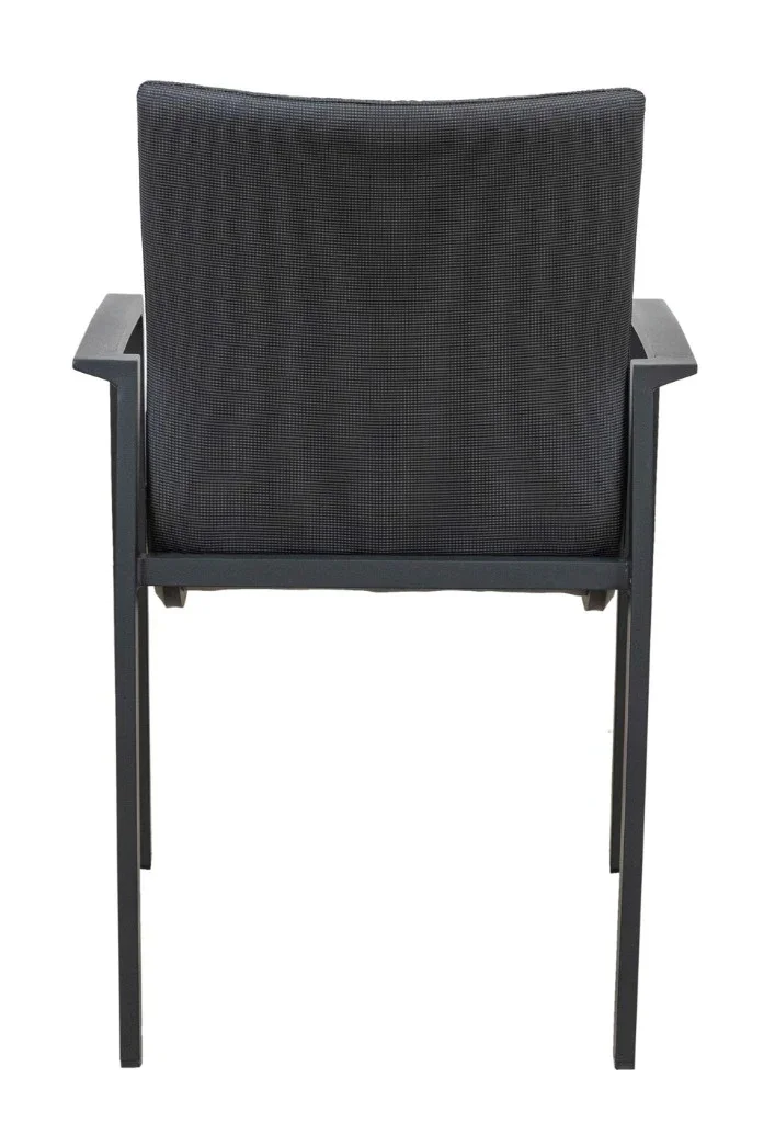 VI Baska Aluminium Framed Outdoor Stackable Dining Chair with Cushion