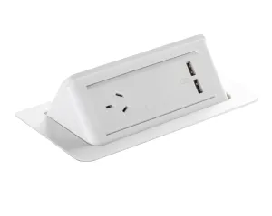 CM Pop Up In Desk Module with USB thumbnail 3