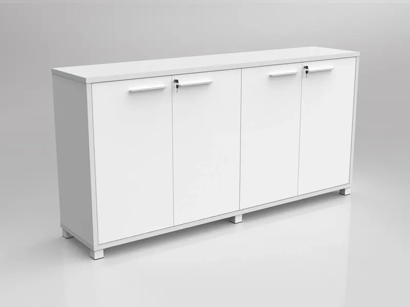OL Axis 4 Door Lockable Credenza - 1800mm Wide