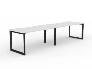OL Anvil 2-User Workspace – White Top with Black Frame thumbnail 12
