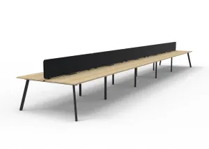 RL Eternity Double Sided Workstation with Black Eco Panel Screen thumbnail 13
