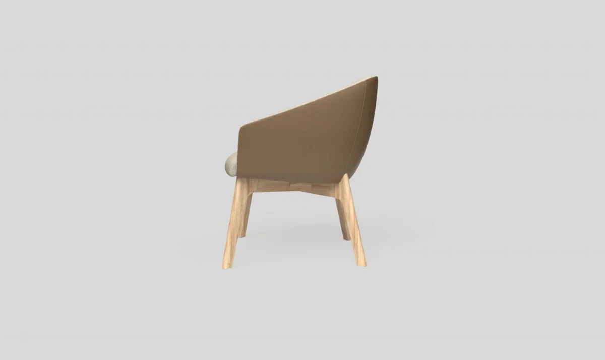 OL Mesa Fabric Upholstered Breakout Armchair