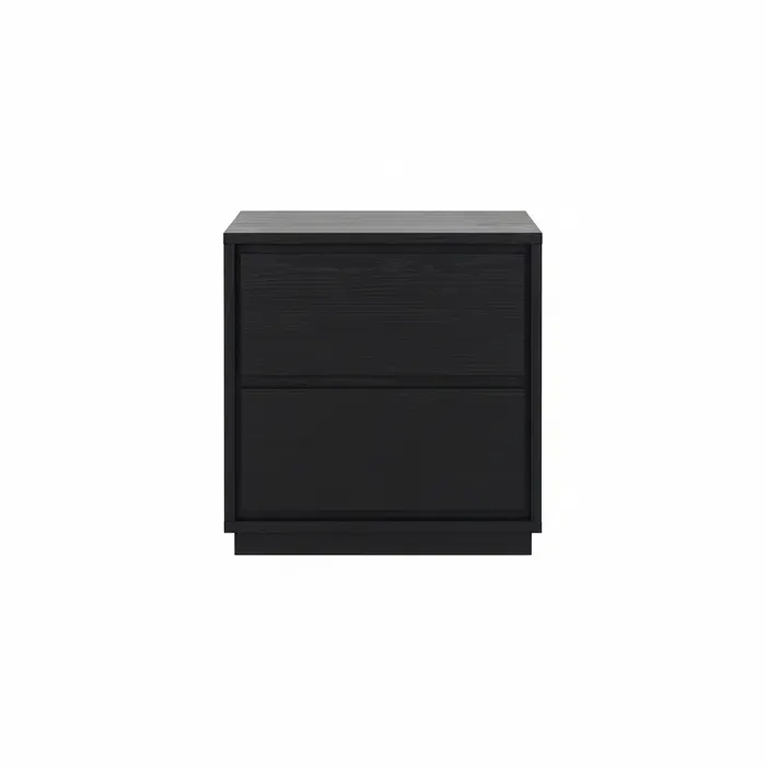 MD Canva 2 Drawer Bedside Table