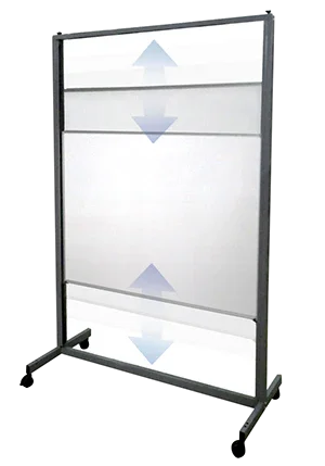 VC Aspire Mobile Vertical Sliding Whiteboard
