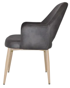 EZ Albury Birch Metal Leg Upholstered Hospitality XL Armchair thumbnail 12