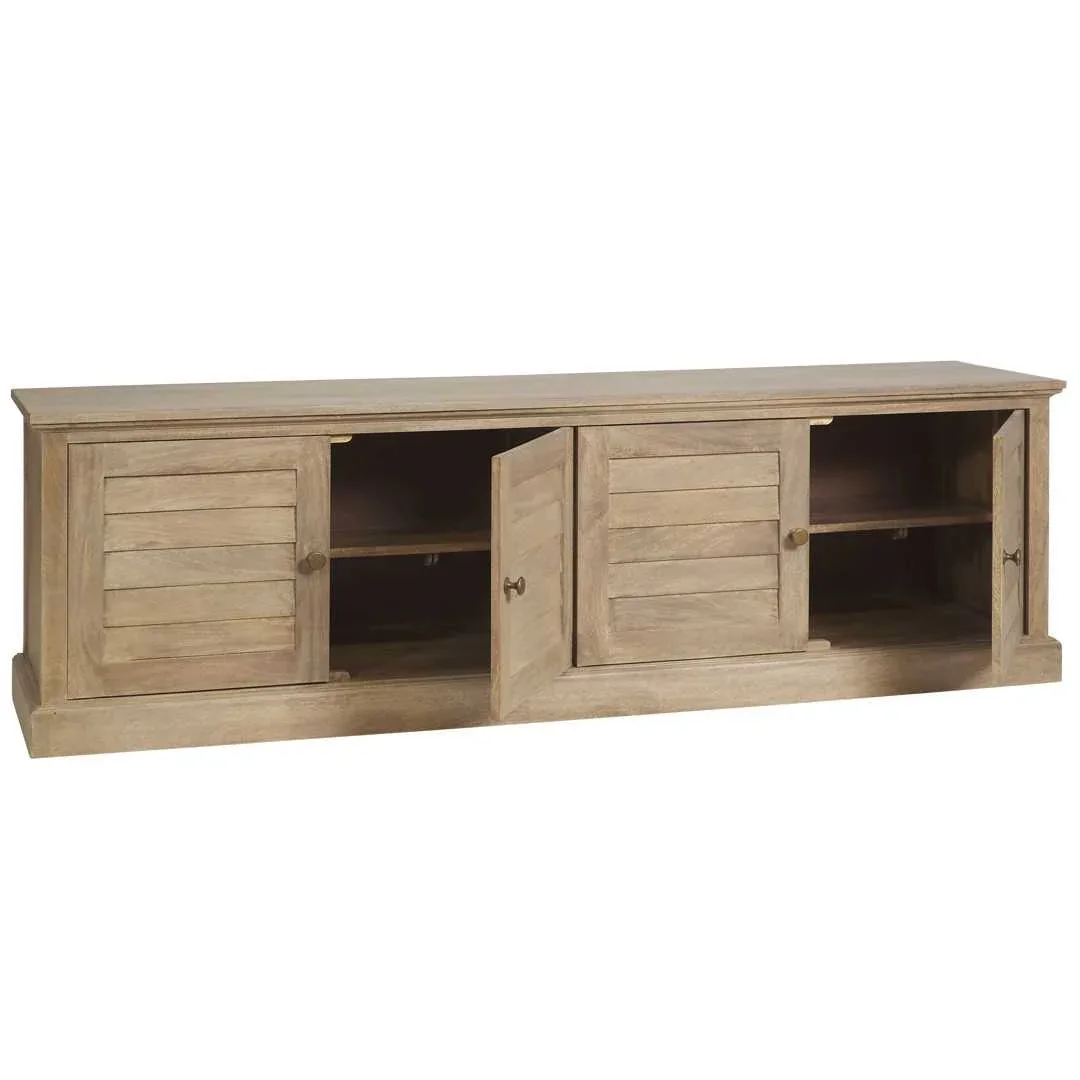 SH Chartres Solid Timber Entertainment Unit with 4 Doors