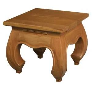 CT Dynasty Solid Timber Opium Leg Lamp Table thumbnail 2