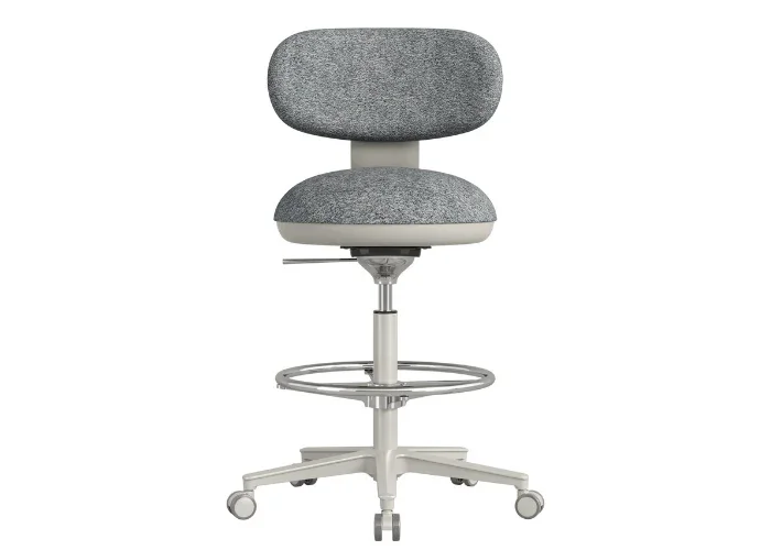 DD Bubble Fabric Upholstered Drafting Chair