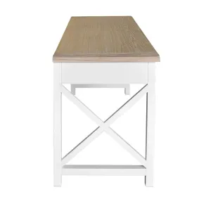VI Shellwood Solid Timber 2 Drawer Desk thumbnail 3