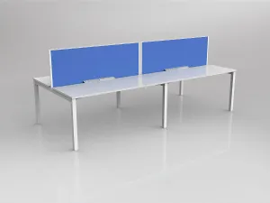 OL Axis 4 User Double Sided Workstation with Screen - Breathe Fabric thumbnail 15