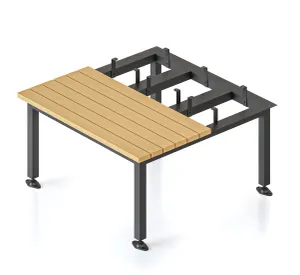 RL Go Metal Locker Seat and Stands thumbnail 3