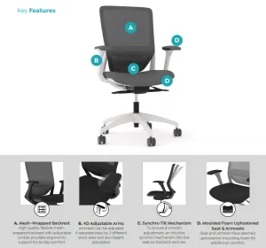 OL Engage Mesh Back Boardroom Chair thumbnail 3