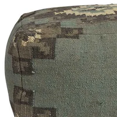 SH Haora Jute Upholstered Square Ottoman