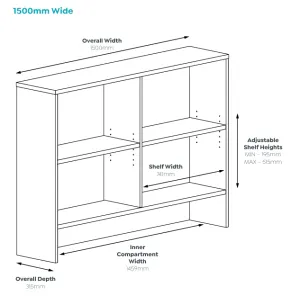 OL AltoSystem Melamine Board Hutch thumbnail 5