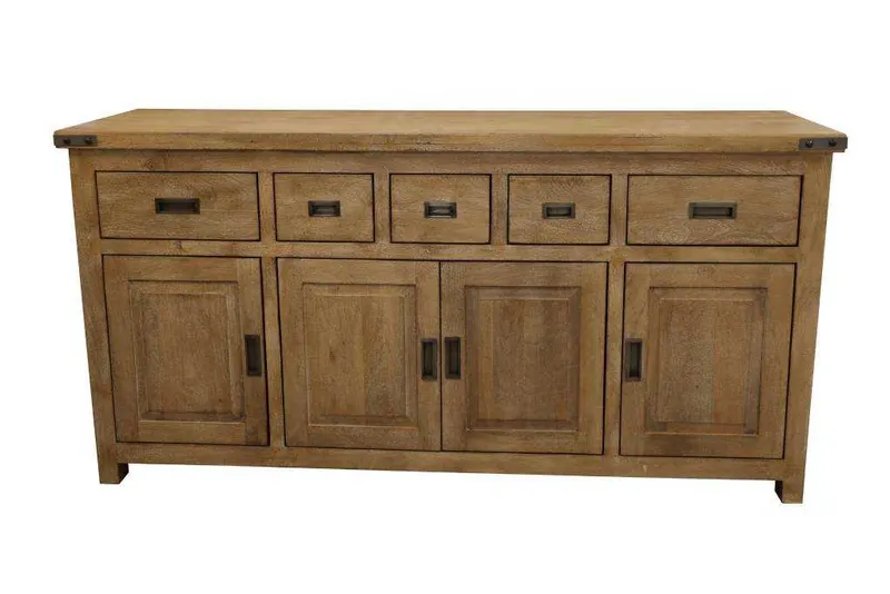 VI Utah Solid Timber 4 Door 5 Drawer Buffet