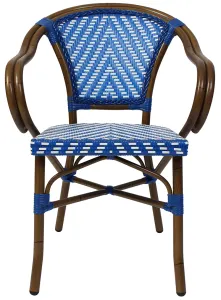 EZ Amalfi Synthetic Wicker Aluminium Frame Outdoor Armchair thumbnail 2