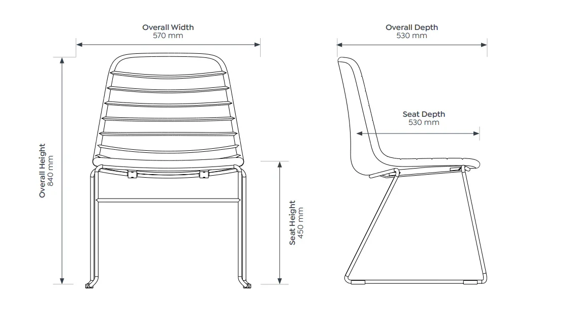 OL Sofia Fabric Upholstered Sled Base Breakout Chair
