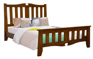 VI Federation Solid Timber King Bed Frame thumbnail 1