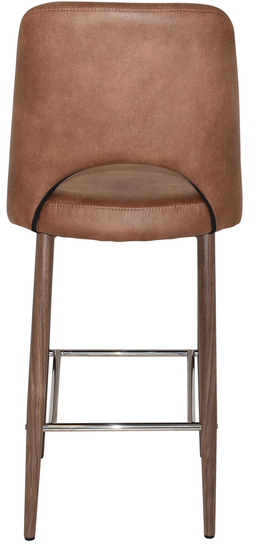EZ STOOL ALBURY SIDE 750 METAL LIGHT WALNUT