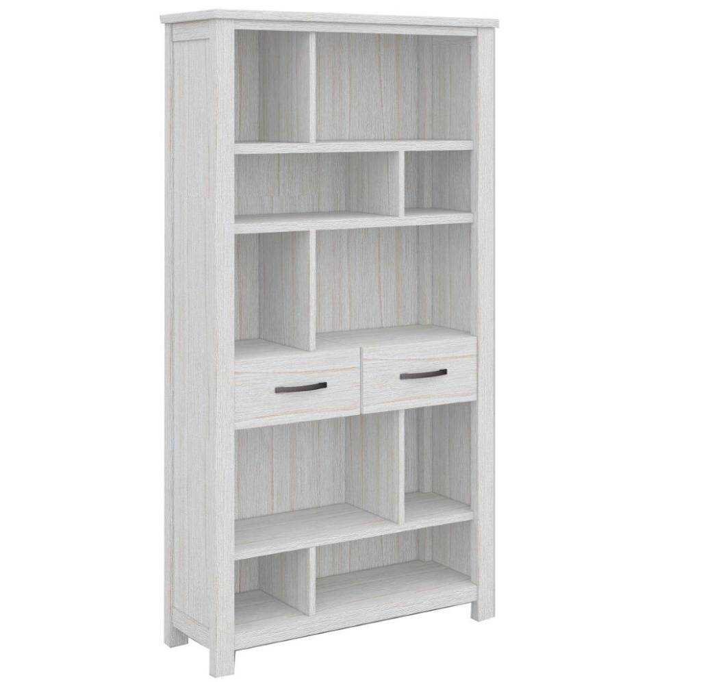 VI Florida Mountain Ash Timber Bookcase with 2 Drawers