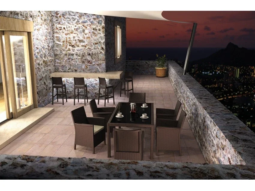 FL California Hospitality Outdoor Tub Chair thumbnail 5