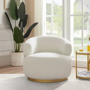 BT Bellissimo Oro Fabric Upholstered 3 Seater Sofa with Gold base thumbnail 3