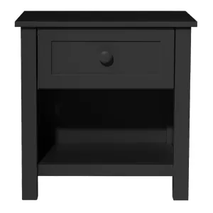 VI Jesse Solid Timber 1 Drawer Bedside Table thumbnail 1