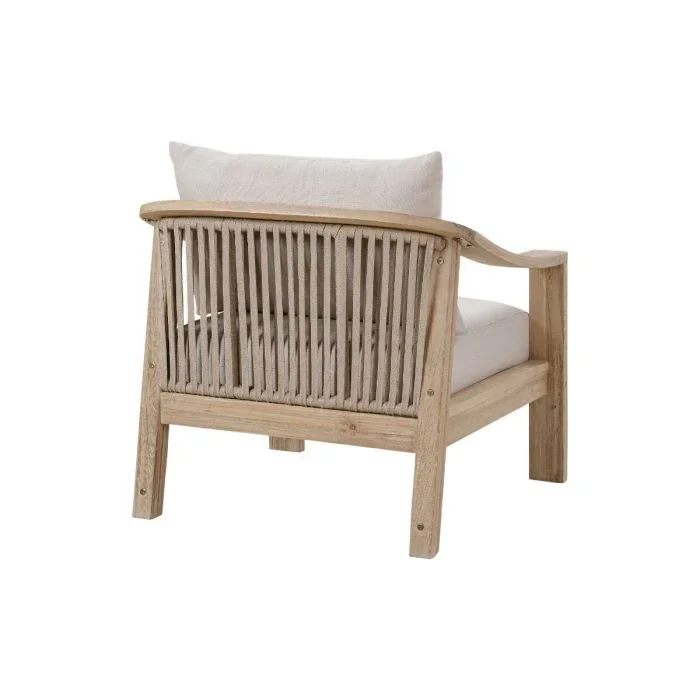 CR Sycamore Solid Timber 4 Piece Outdoor Lounge Set with Cushion thumbnail 6