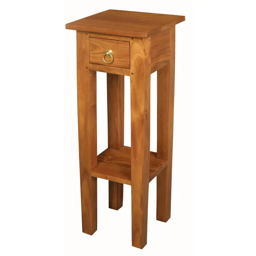 CT Tasmania Solid Timber 1 Drawer Plant Stand