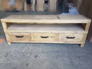 MF Industrial Iron 3 Drawer Entertainment unit thumbnail 5