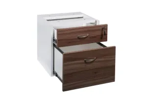 GP OM Premium Office Fixed Desk Pedestal 1 Drawer + 1 File thumbnail 2