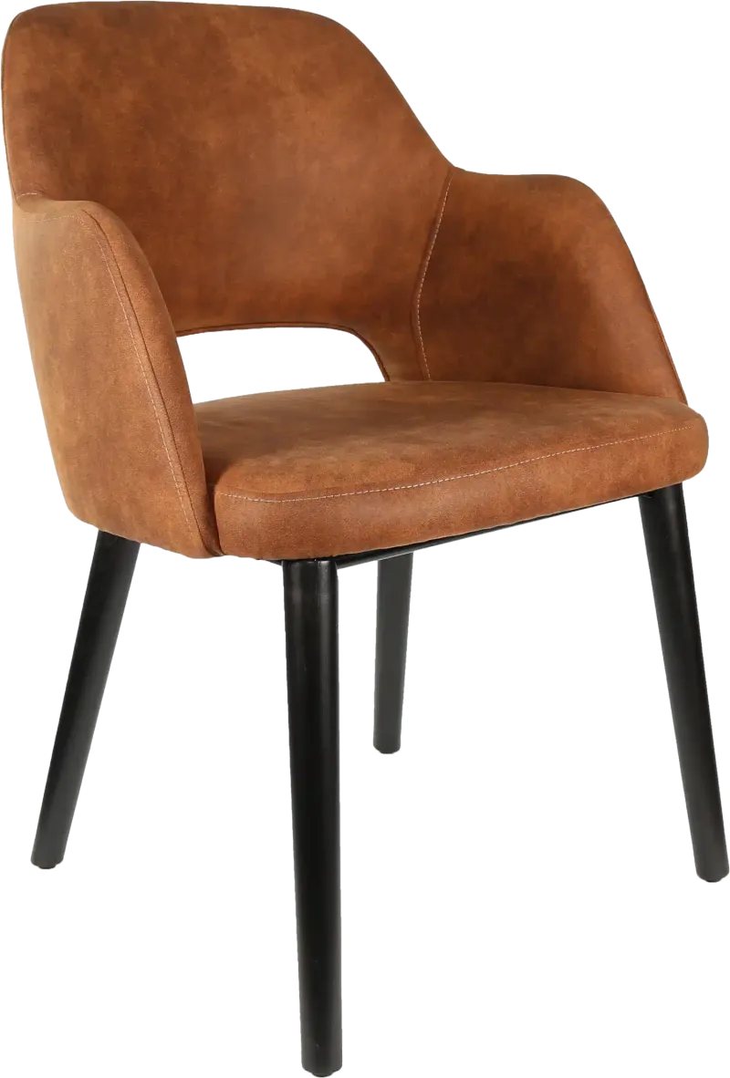 FL Sorbet Premium Vinyl Upholstered Timber Legs Hospitality Chair