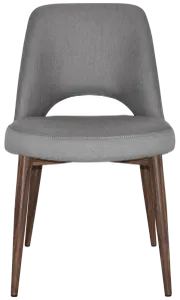 EZ Albury Walnut Colour Metal Leg Upholstered Hospitality Dining Chair thumbnail 15