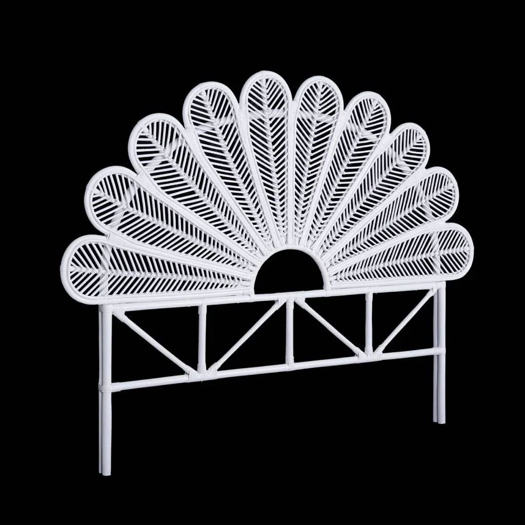 VI Sunflower Natural Rattan Bedhead