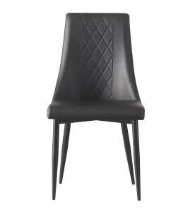 BT Magnus PU Leather Metal Leg Dining Chair thumbnail 3