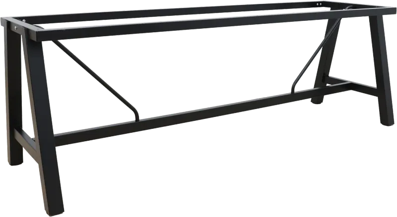 FL Durafurn A Shape Hospitality Steel Outdoor Table Base