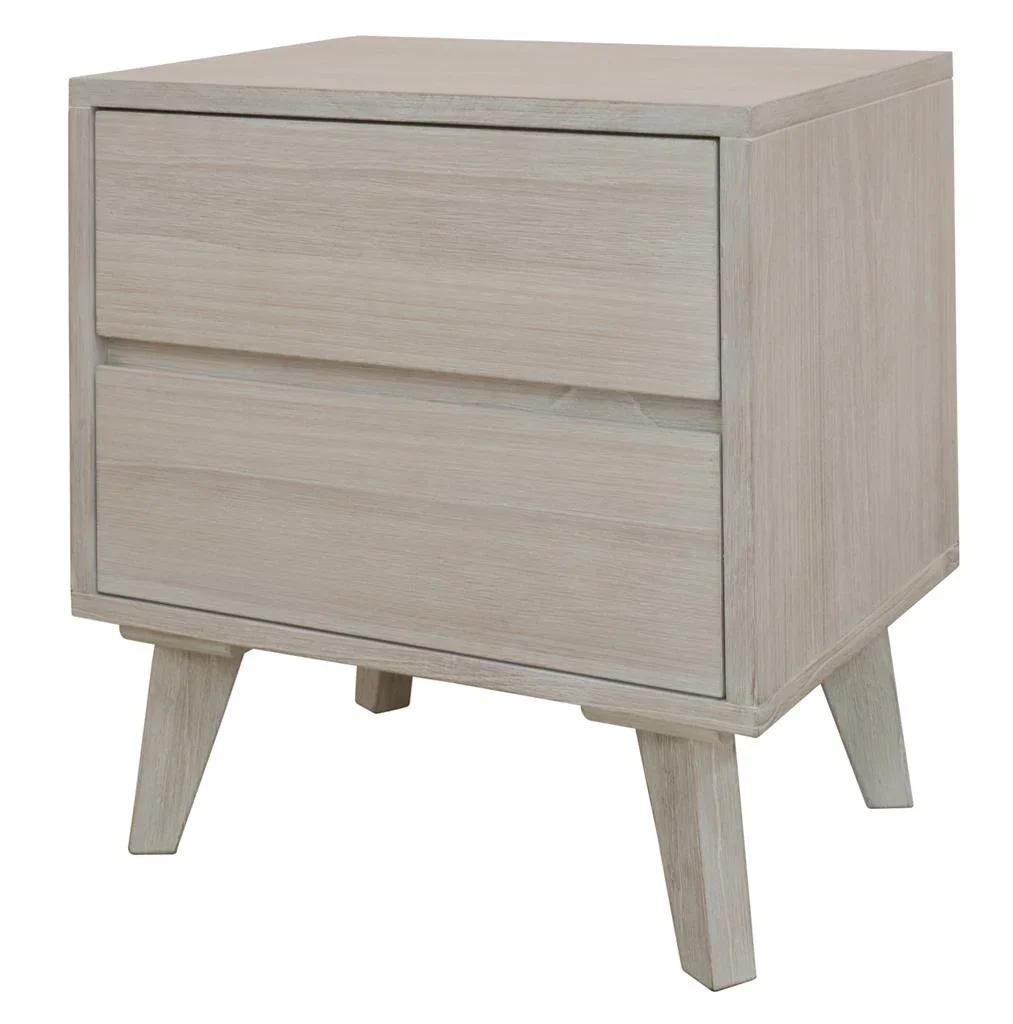 VI Polo 2 Drawer Bedside Table
