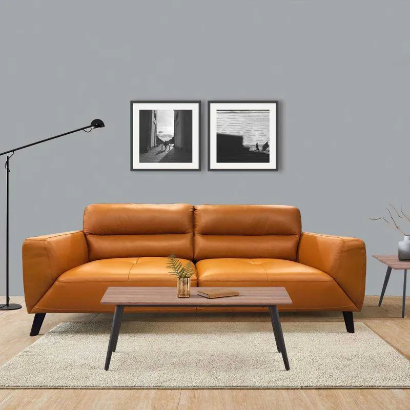 VI Sonoma 2 Seater Leather Lounge
