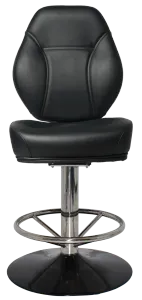 EZ GAMING STOOL CAIRO DISC BLACK thumbnail 5